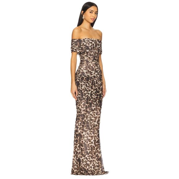 SER.O.YA Sasha Maxi Dress in Spotted Bengal Small New Womens Gown - Picture 2 of 16